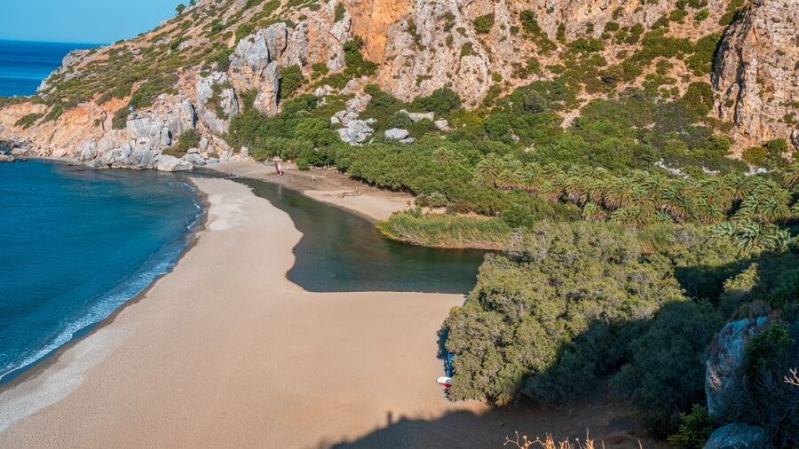 Crete: Preveli Tropical Beach and Palm Forest - Who will enjoy this day most