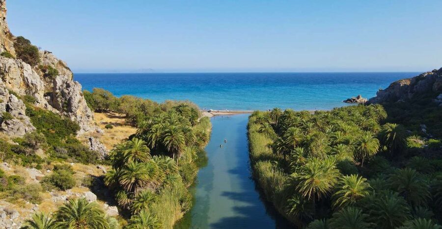 Crete: Preveli Tropical Beach and Palm Forest - The Skaleta breaks and what they mean