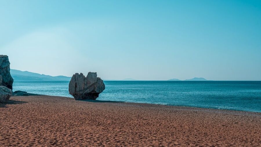 Crete: Preveli Tropical Beach and Palm Forest - The climb back to the bus