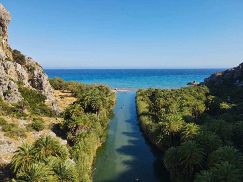 Crete: Preveli Tropical Beach and Palm Forest - Pickup from Heraklion and the north coast