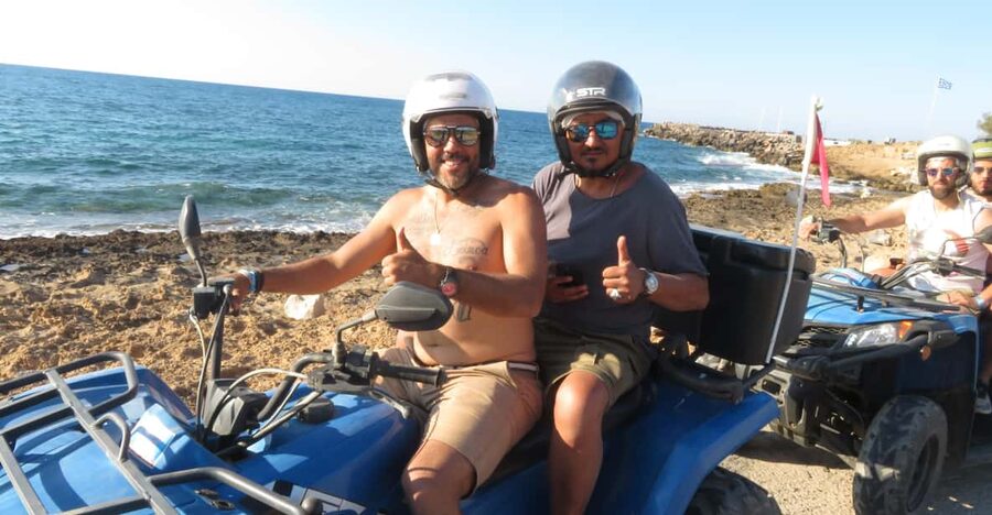 Crete Quad Safari Off-Road,Breathtaking Scenery&Amazing View - Malia safety briefing and the first tracks