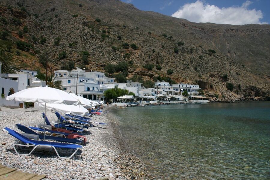 Crete: Roundtrip Boat Ride to Loutro with Hotel Transfer - Imbros Gorge and the descent to Chora Sfakion