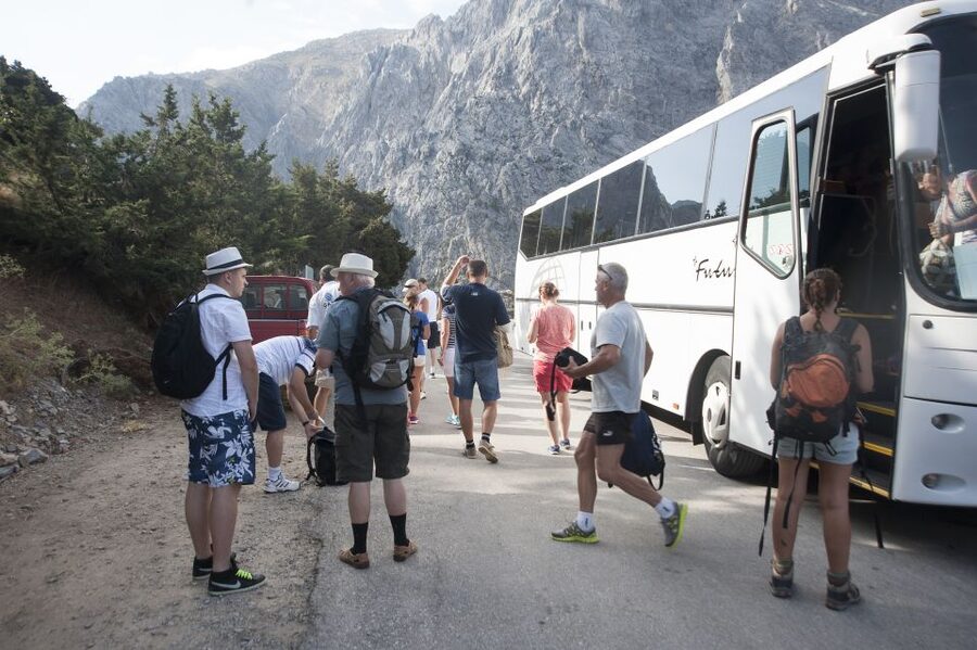 Crete: Samaria Gorge Hike - The Taras River route, caves, and Kri-Kri country