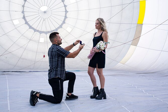 Crete: Semi-private Hot Air Balloon ride - Preparing the balloon before takeoff