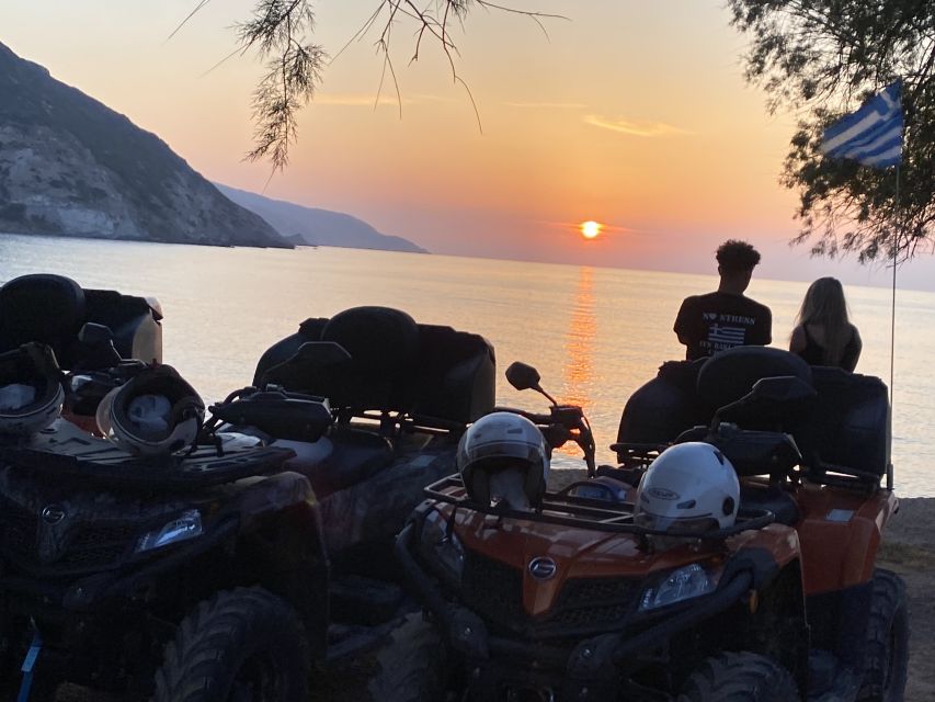 Crete: Sunset or Morning Quad with Local Products Tasting - Achlada, an abandoned village with a human story