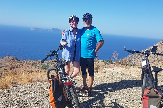 Discover the unknown side of Crete by E-Bike - The school clock tower and the two hilltops