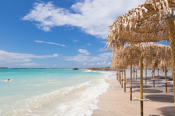 Elafonissi Beach Tour from Chania with stop in Elos Village - Four hours beside the shallow lagoon