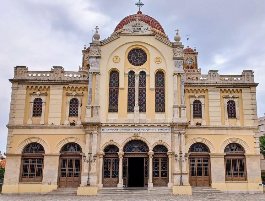 Food Tour in Heraklion – Discover Cretan Flavors - Agios Minas Cathedral and the central market
