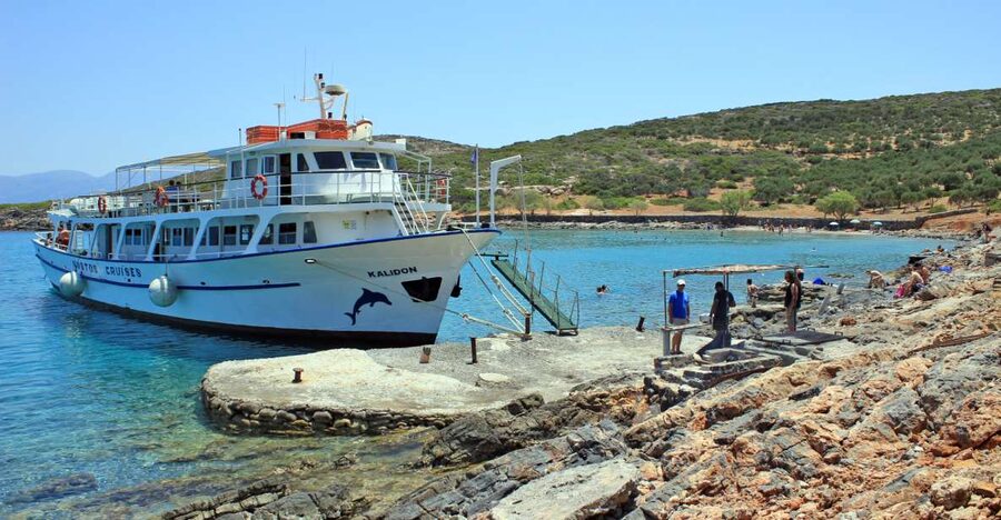 From Ag. Nikolaos: Spinalonga & Kolokytha Cruise with Lunch - Setting out from Agios Nikolaos at 10:00