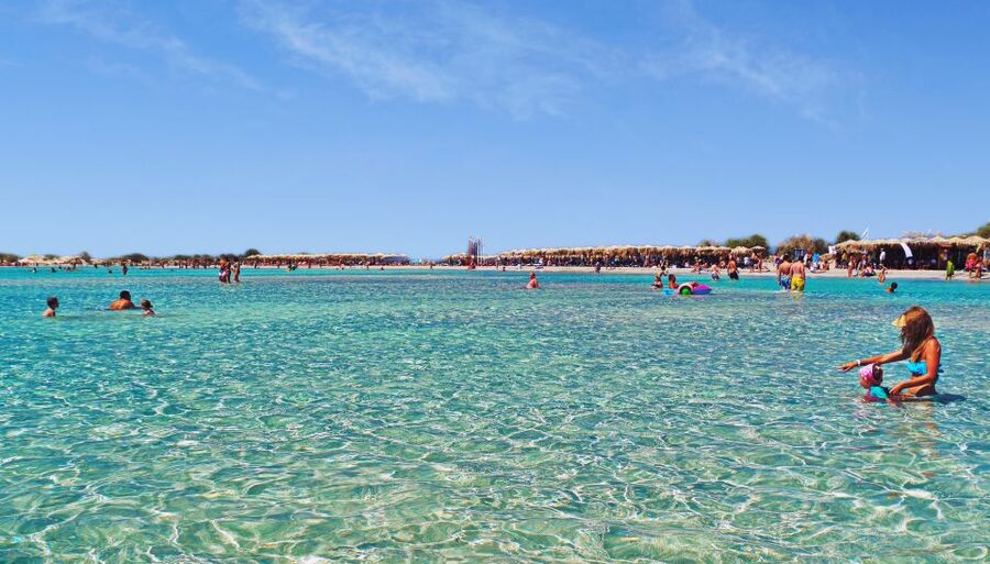 From Chania: Elafonisi and Falasarna Guided Tour with Snacks - Falasarna: white sand and open water