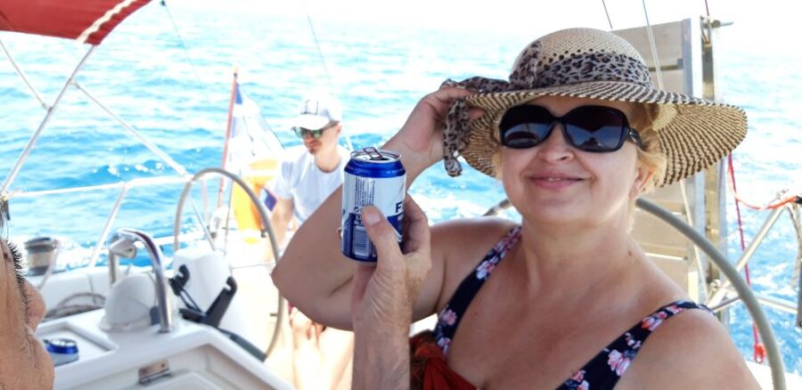 From Chania: Fully Private Sailing Cruise with Meal & Drinks - Setting out from Souda on the Be Happy