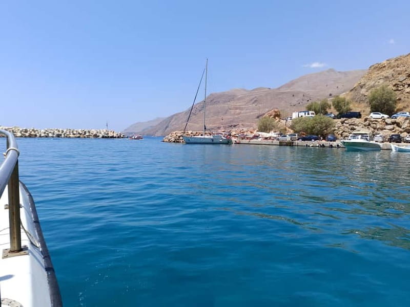 From Chania: Guided Tour to Loutro (Boat tickets Included) - Reaching Sfakia and boarding the private boat