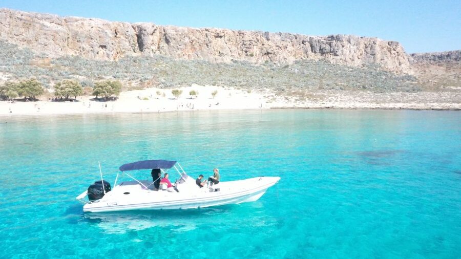 From Chania: Private Balos Bay & Gramvousa Island Boat Trip - What the RIB ride feels like