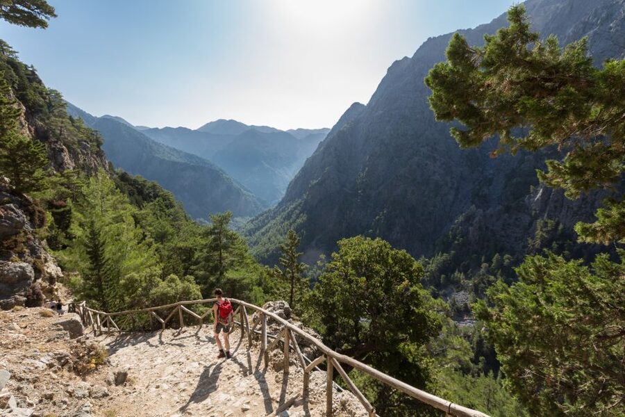 From Chania/Rethymno: Samariá Gorge Guided Hike with Pickup - Agia Roumeli: lunch, sea, and a proper break
