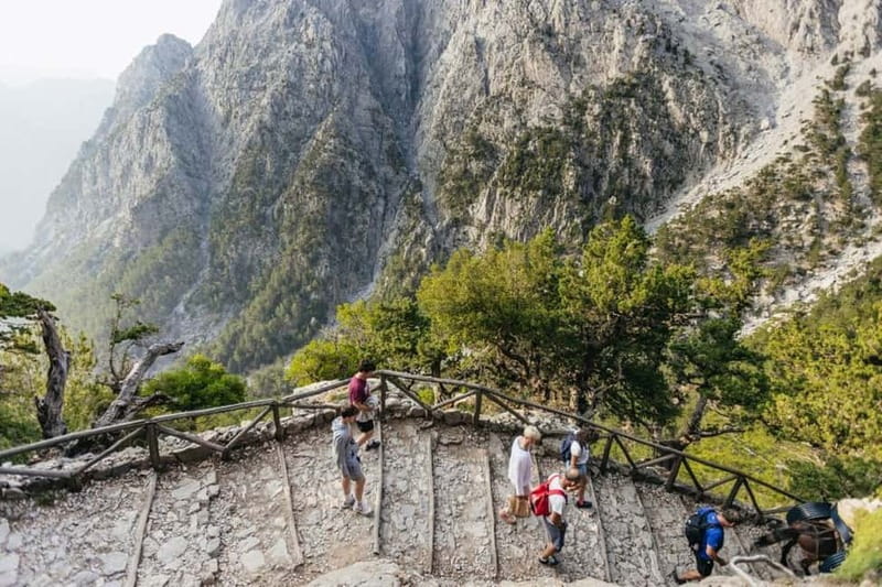 From Heraklion,Agia Pelagia,Malia: Samaria Gorge Guided Trip - Breakfast at Omalos before the trail