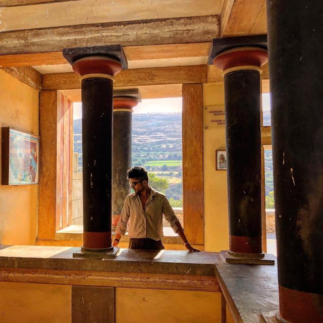 From Heraklion: Cave of Zeus & Knossos Palace Private Tour - Cretan food in a local setting