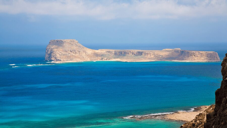 From Heraklion: Cruise to Balos Lagoon and Chania Old Town - Gramvousa adds a fortress and a sharper view
