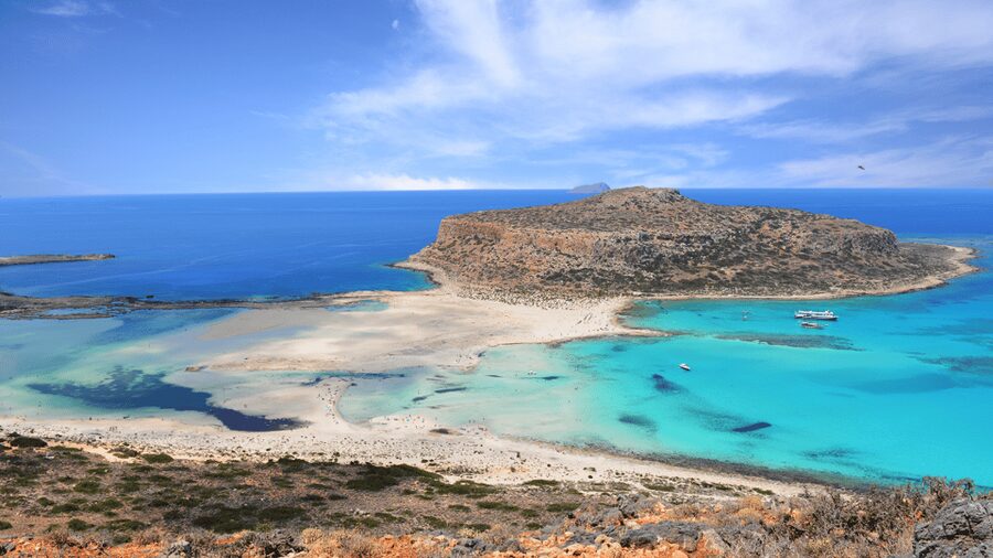 From Heraklion: Cruise to Balos Lagoon and Chania Old Town - Kasteli begins the sea portion