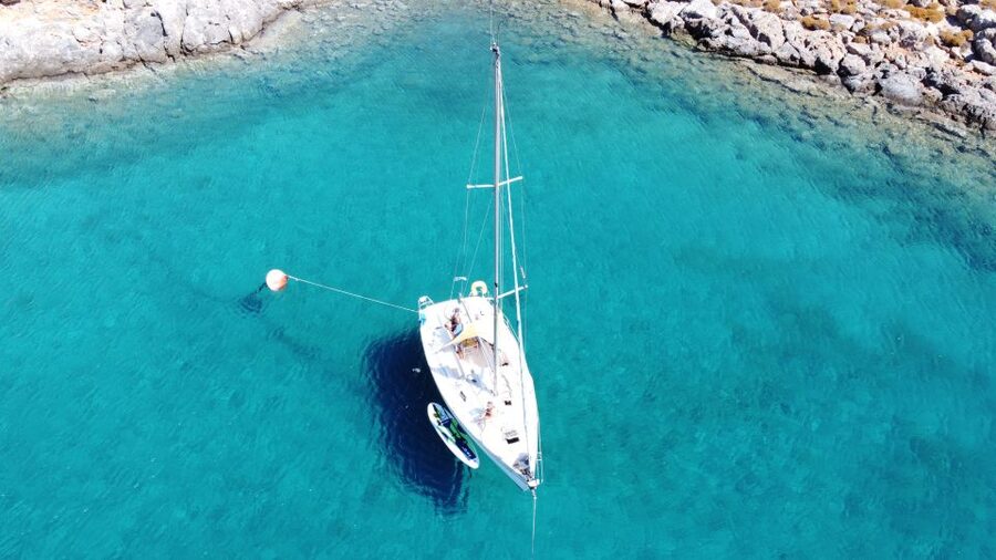 From Heraklion: Dia Island Private Sailing Trip - Sailing past Rocca a Mare and out toward Dia
