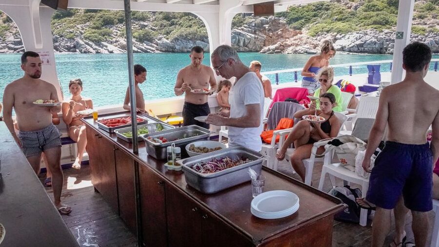 From Heraklion: Elounda, Kolokitha, and Spinalonga Boat Trip - The 2 p.m. departure from Elounda Port