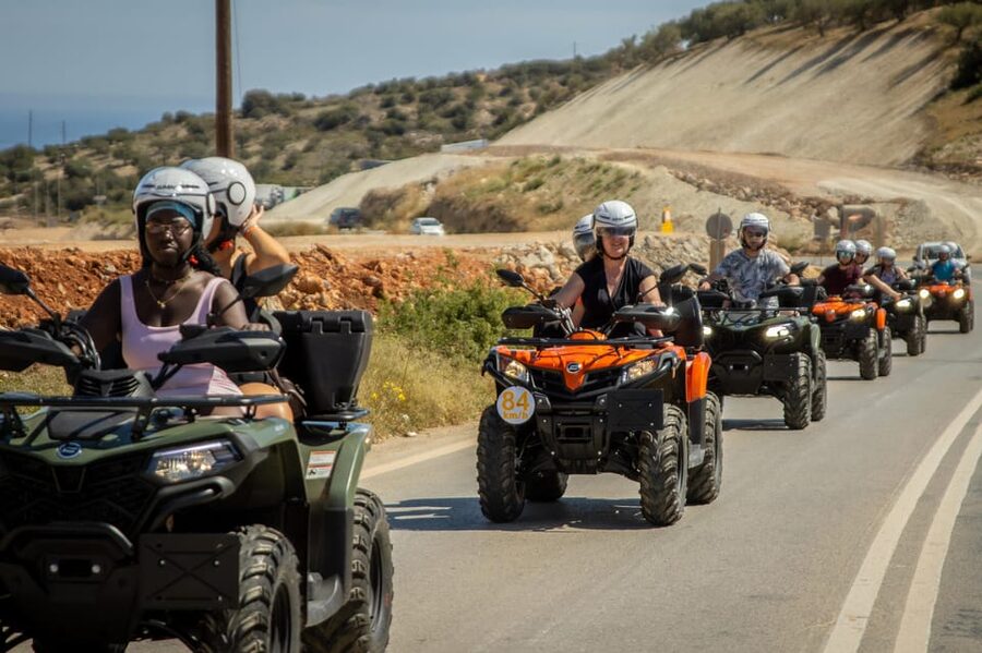 From Heraklion: Quad Safari Wild Crete Day Tour - From hotel pickup to Hersonissos riding tracks