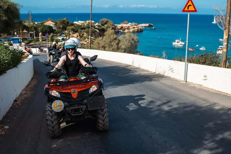From Heraklion: Quad Safari Wild Crete Evening Tour - Getting comfortable with the quad in Hersonissos