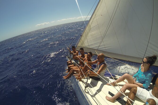 From Heraklion:Small group 5,5h Sunset Sailing trip to Dia Island - Sailing toward Dia Island and Agios Georgios