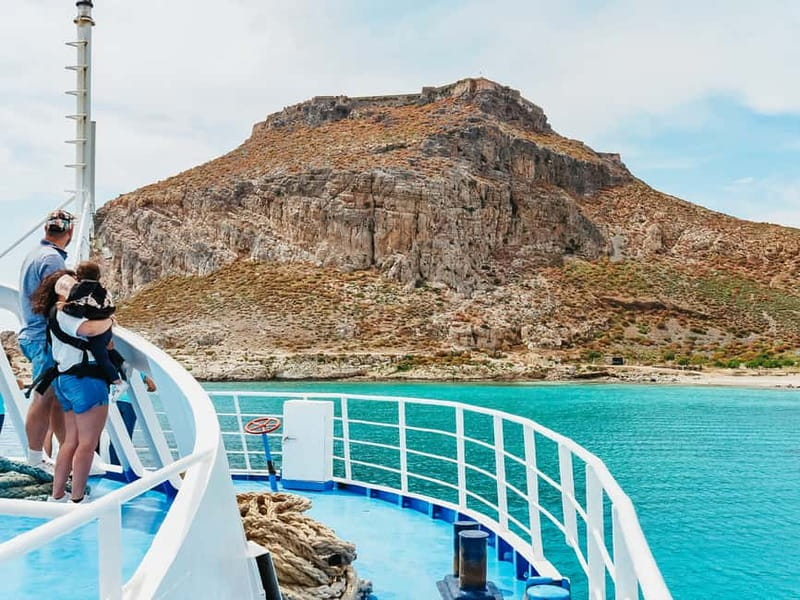 From Kissamos Port: Boat Cruise to Balos Lagoon & Gramvousa - Gramvousa: a beach, a shipwreck, and a steep castle