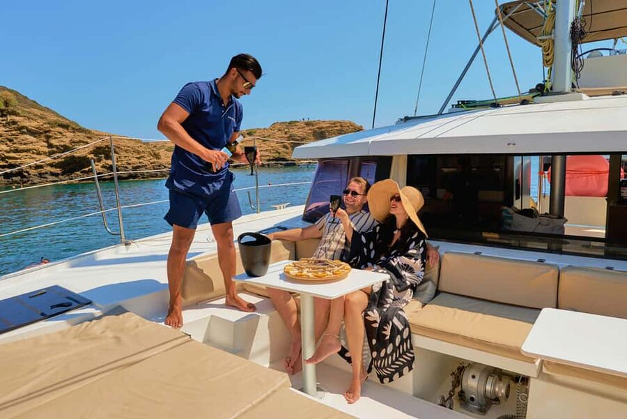 From Panormo: Luxe All-Inclusive Catamaran Cruise with Lunch - Key points before you book