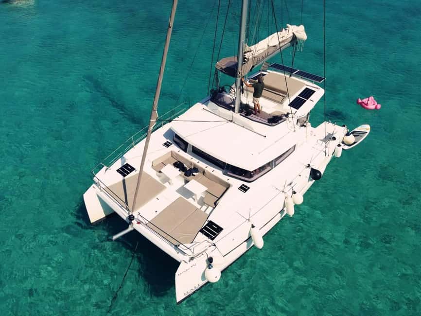 From Panormo: Luxe All-Inclusive Catamaran Cruise with Lunch - The 100-minute coastal ride to Bali
