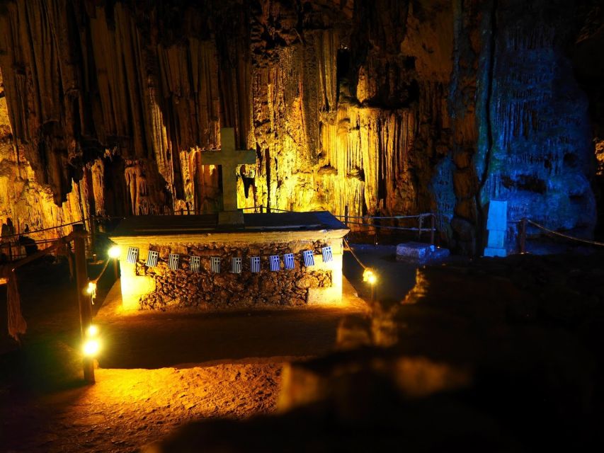 From Rethymno: Arkadi, Melidoni, and Margarites Tour - Melidoni Cave and the island beneath your feet