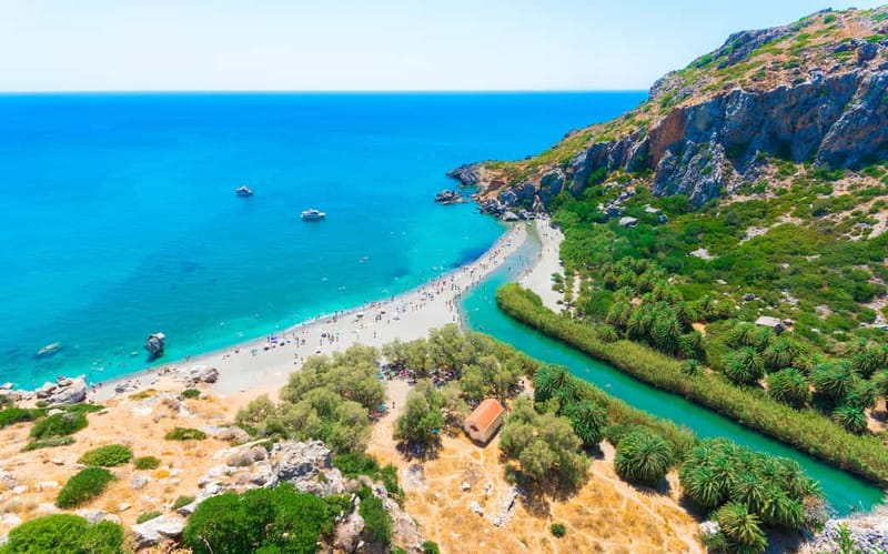 From Rethymno/Chania: Day Trip to Preveli Palm Beach - Damnoni Beach and the short boat ride