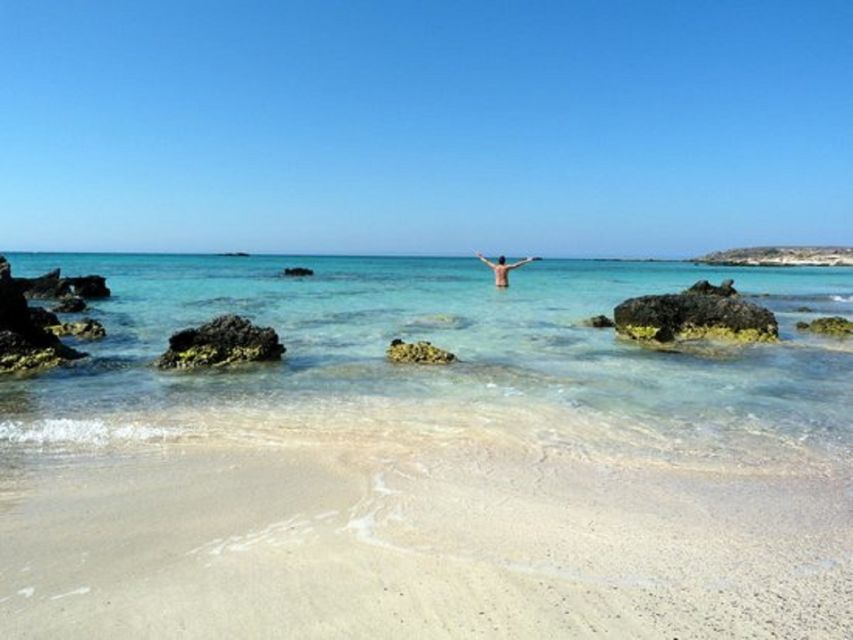 From Rethymno & Chania: Elafonisi Island Day Tour by Bus - Four hours beside the pink-white beach