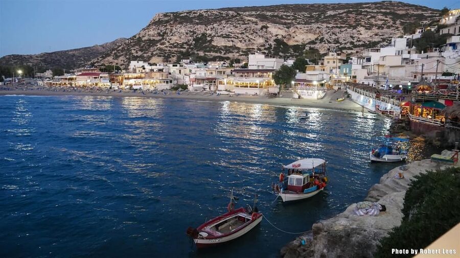 From Rethymno: Day trip to MATALA - AG.GALINI - SPILI - The bus ride from Rethymno to the southern coast
