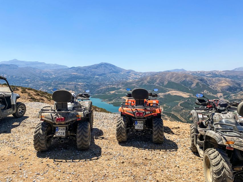 From Rethymno: Half-Day Quad Bike Safari - Coffee at Café Gidospito beside Lake Potami