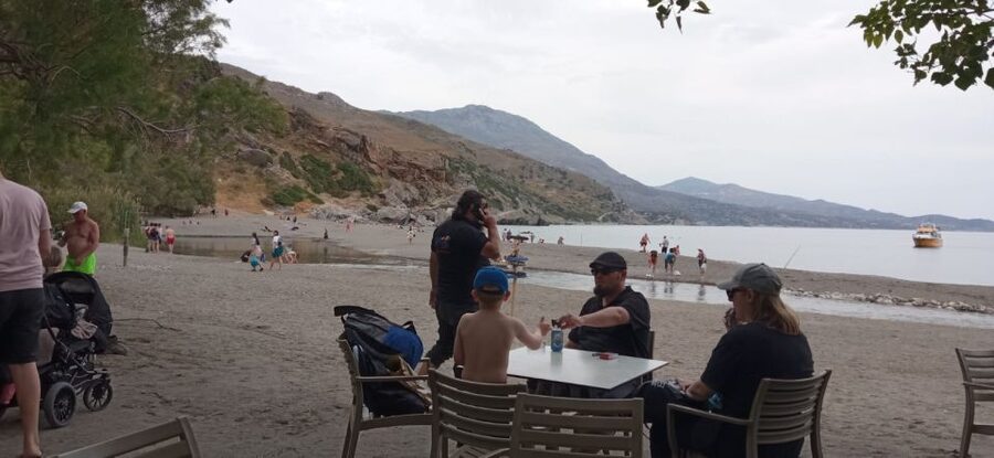 From Rethymno: Kourtaliotiko, Preveli Palm Beach, & Damnoni - Plakias and the short final break