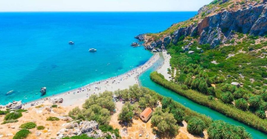 From Rethymno: Preveli Palm Beach and Kourtaliotiko Day Trip - Damnoni, Plakias, and the return journey