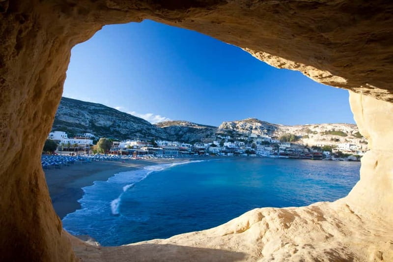 From Rethymno: Spili, Agia Galini, and Matala Tour - The caves and Matala’s counterculture story