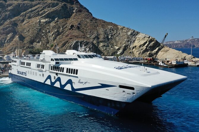 Full-Day Trip to Santorini island by Boat from Rethymno with Transfer your Hotel - Santorini by Air-Conditioned Vehicle