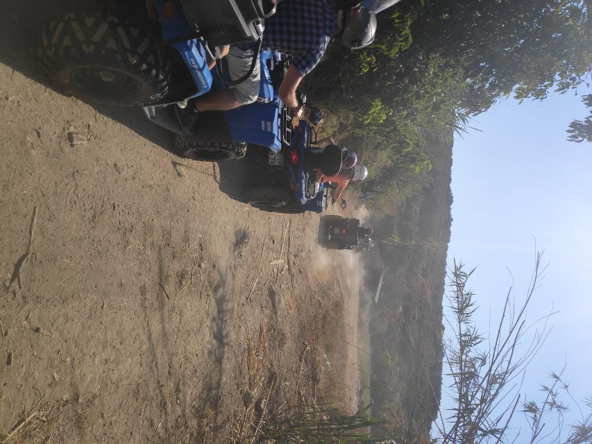 Georgioupolis Quad ATV Safari - The mountain café stop, fruit, and fresh water