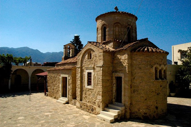 Georgioupolis Safari Off Road Tours Outdoor Activities Land Rover Defender - Myriokephala Monastery brings the day into village life
