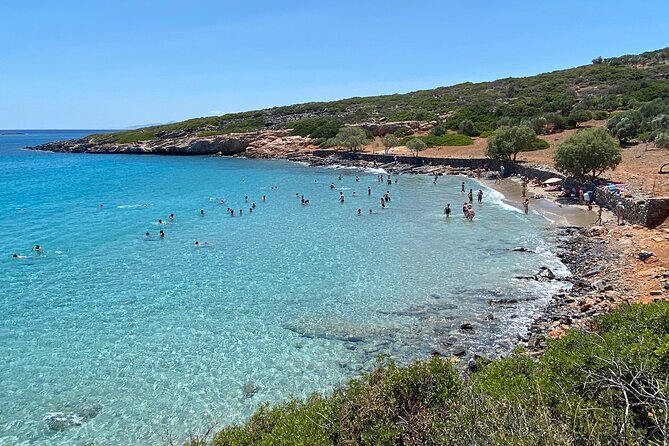 Have Fun Cruising Agios Nikolaos - Elounda Bay - Kolokytha Beach gives you the first long swim