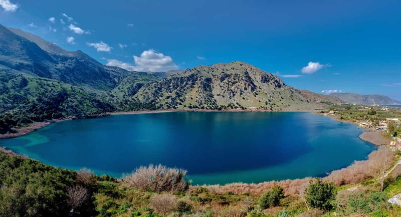Heraklion Areas:Rethymno,Chania & Lake Kournas Full-Day Tour - Lake Kournas, freshwater views and a short outdoor break