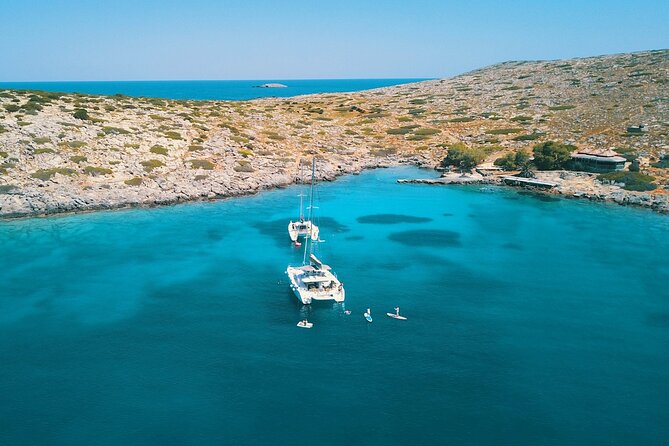Heraklion: Catamaran Cruise to Dia with Sunset, Meal & Bar - At a glance