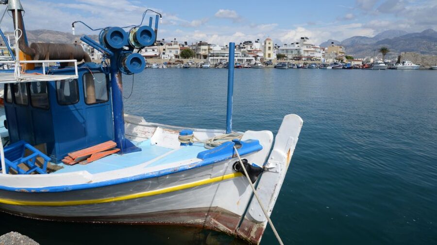 Heraklion:Cruise to Chrissi island natural park with pick up - The boat ride toward Chrissi Island