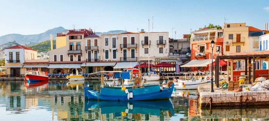 Heraklion:Day trip to Chania old Town,Kournas Lake& Rethymno - Chania’s harbor gives you the best two hours