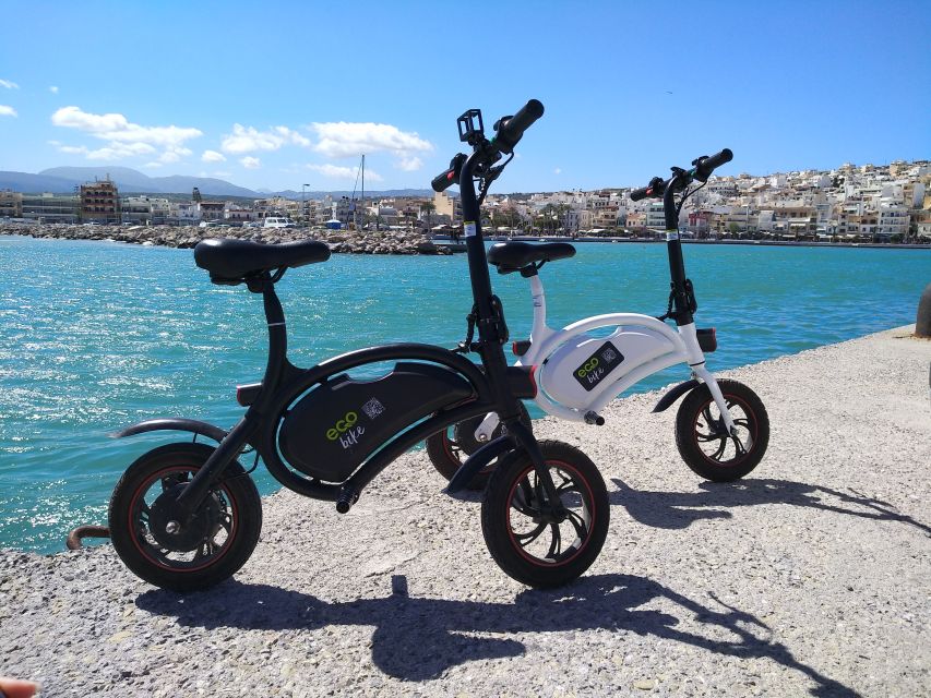 Heraklion: Ecobike Tour with Food tasting - Kornarou Square and time for local browsing