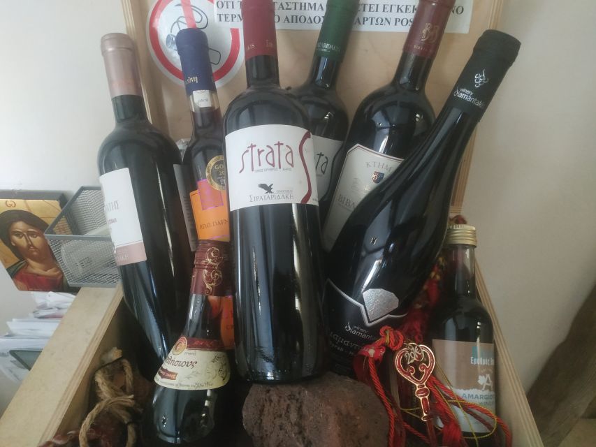Heraklion: Ecobike Tour with Wine Tasting - Central Market: a useful taste of daily life