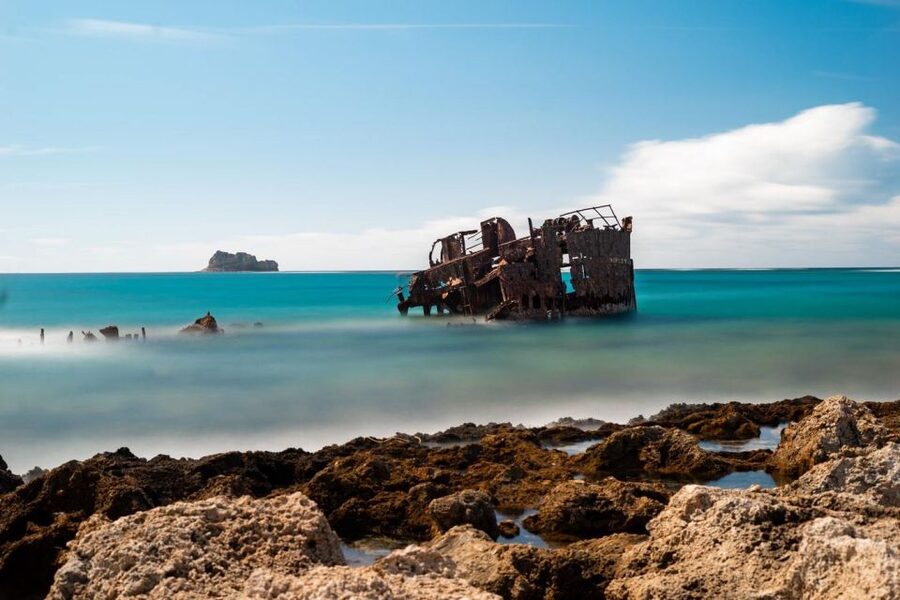 Heraklion: Gramvousa Island Day Trip & Balos Beach - Kissamos Port and the ferry to Gramvousa