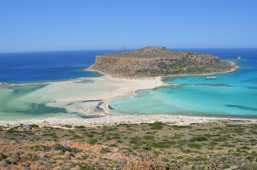Heraklion: Gramvousa Island Day Trip & Balos Beach - The short cruise to Balos Lagoon